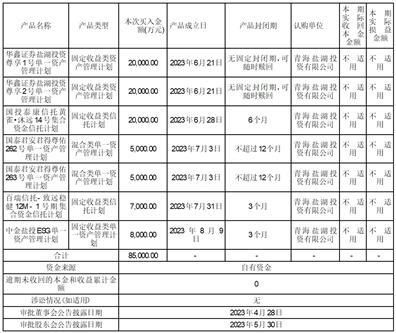 青海盐湖工业股份有限公司关于使用闲置自有资金进行证券投资的进展公告